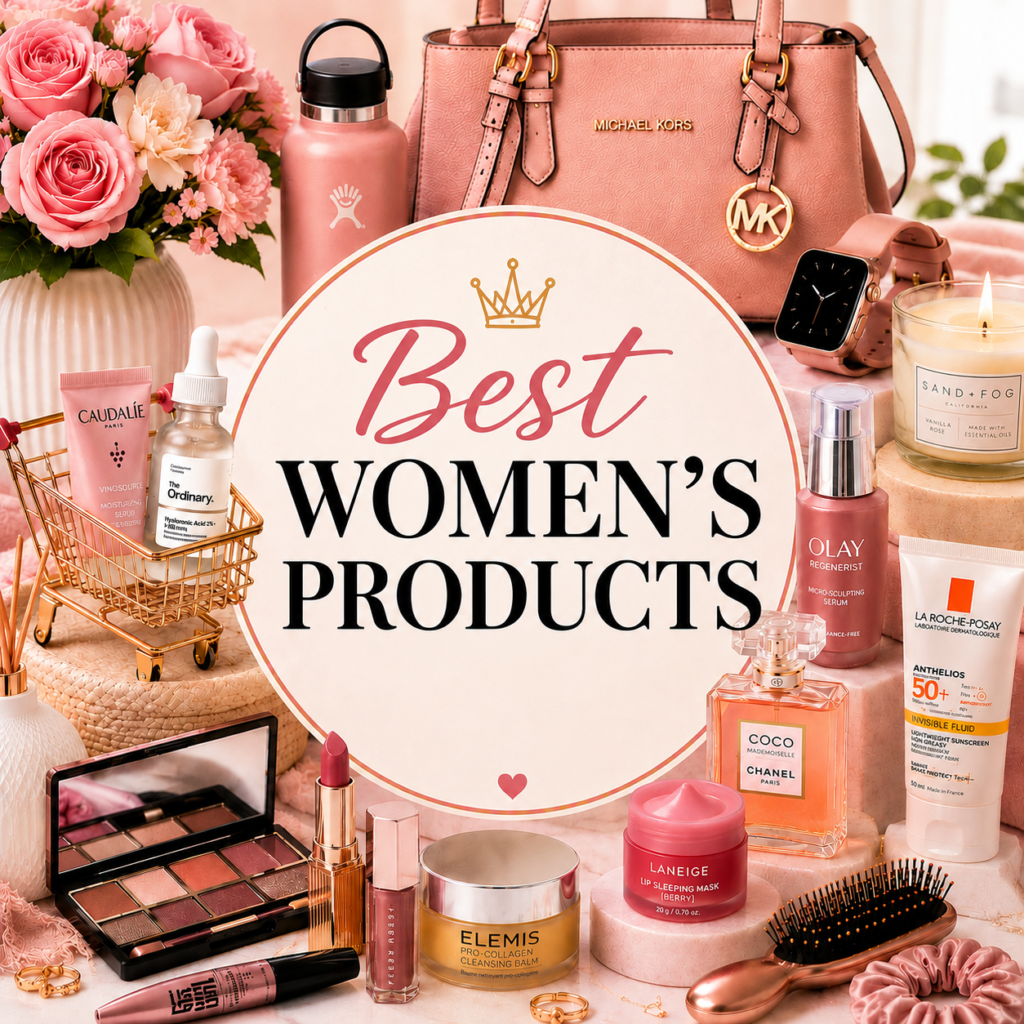 Best women's products including beauty, skincare, makeup, fashion accessories, and lifestyle essentials.
